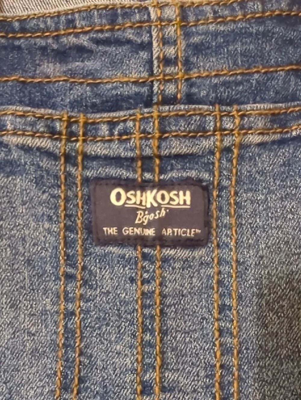 OshKosh Bgosh denim bib